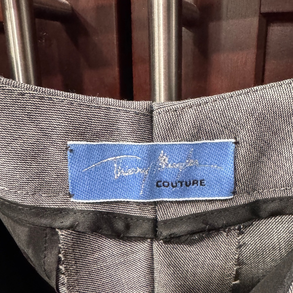 Thierry Mugler Couture Gray Dress Pants